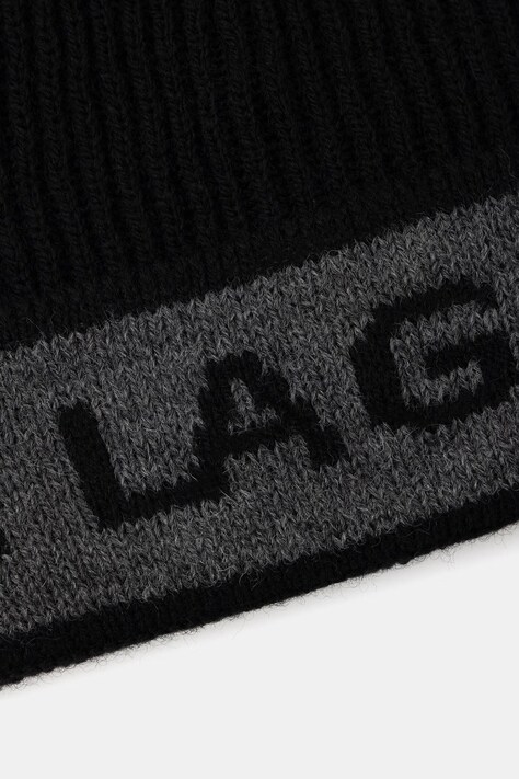 Karl Lagerfeld шапка чоловіча з додаванням вовни — AW26-CAMZRS, чорний — фото 3