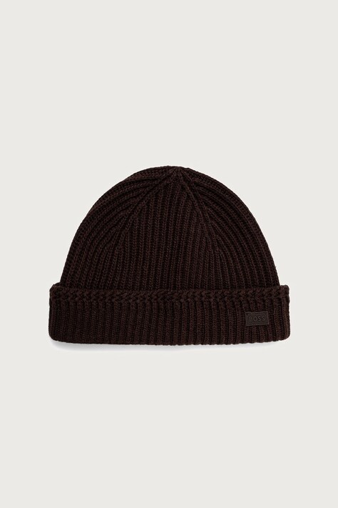 BOSS Orange Шапка мъжка с вискоза Avelo_Hat кафява 50569491