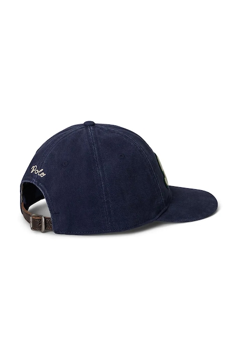 Polo Ralph Lauren Czapka z daszkiem męska bawełniana granatowa 710P04900