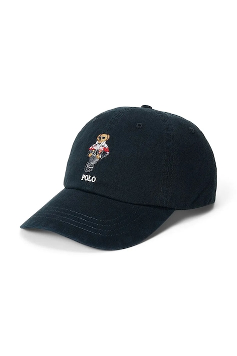 Polo Ralph Lauren kšiltovka pánská bavlněná černá 710B27551