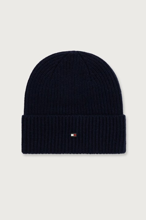 Tommy Hilfiger czapka męska kaszmirowa granatowa AM0AM14535
