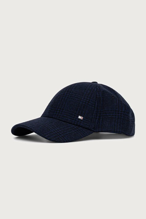 Tommy Hilfiger Kapa s šiltom moška z volno mornarsko modra AM0AM14528