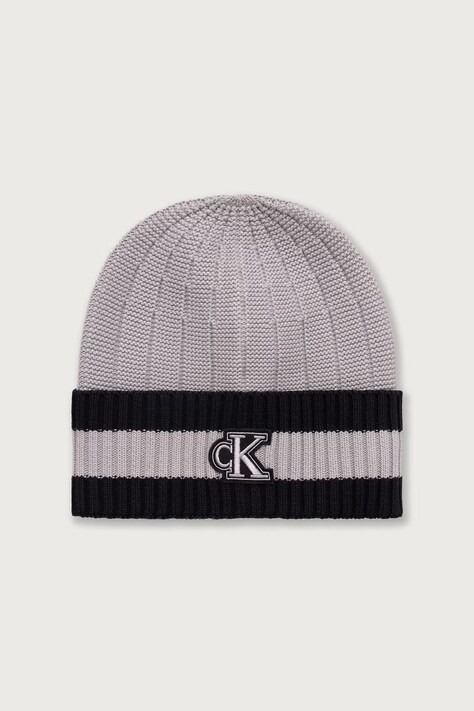 Calvin Klein Kapa s pamukom siva LV04D8098G