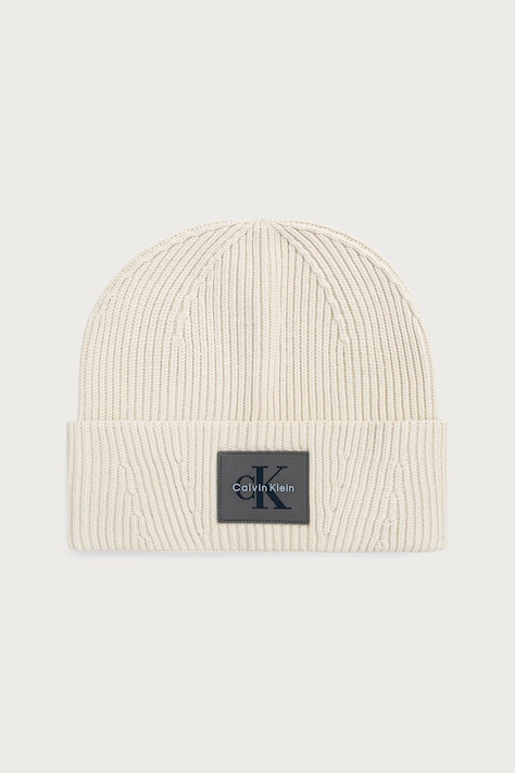 Calvin Klein Czapka męska beżowa LV04D8096G