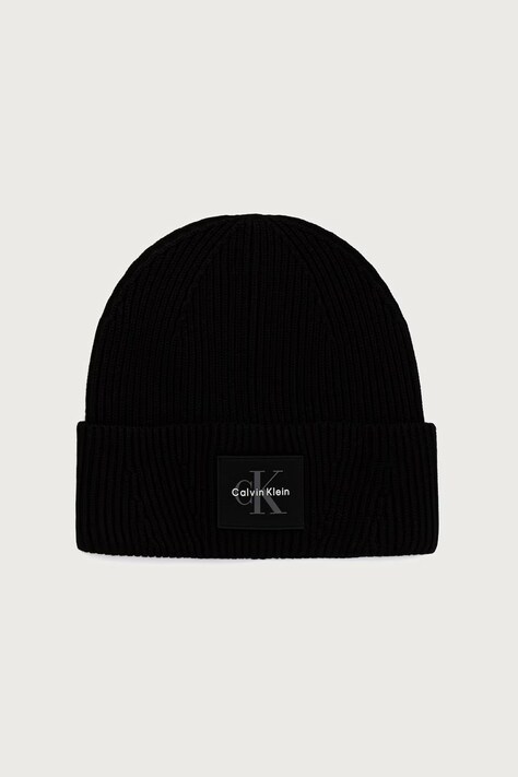 Calvin Klein Σκούφος ανδρικός μαύρος LV04D8096G