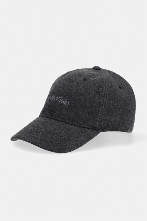 Calvin Klein czapka z daszkiem damska czarna LV04D5131G