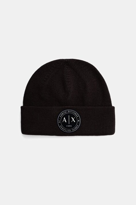 Armani Exchange kapa za muškarce s vunom smeđa XM003123 AF10348