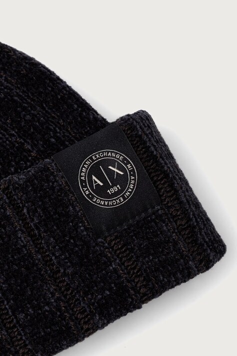 Armani Exchange kapa za muškarce s dodatkom vune mornarsko plava XM003119 AF19084