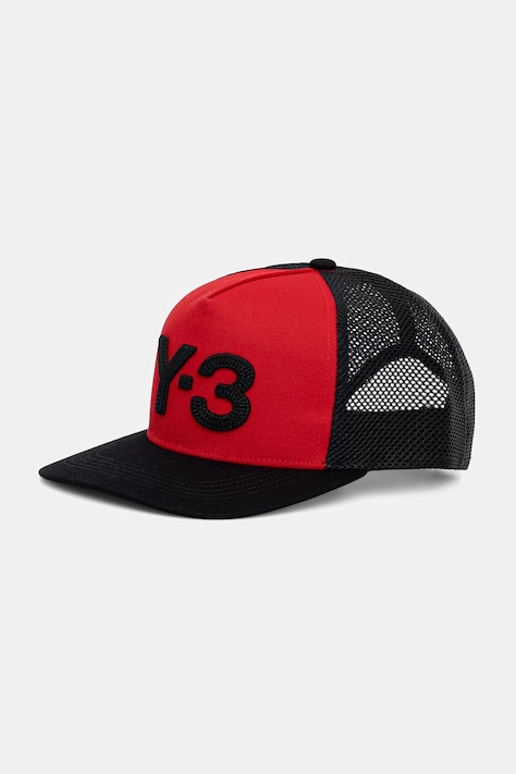Y-3 TRUCKER CAP czapka z daszkiem trucker męska czerwona KW9701