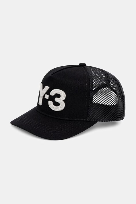 Y-3 TRUCKER CAP czapka z daszkiem trucker męska czarna KT0565