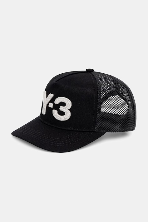 Y-3 TRUCKER CAP czapka z daszkiem trucker męska czarna KT0565