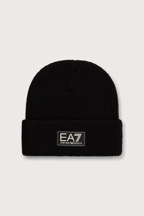 EA7 Emporio Armani Czapka beanie męska czarna AF27855.7M002724