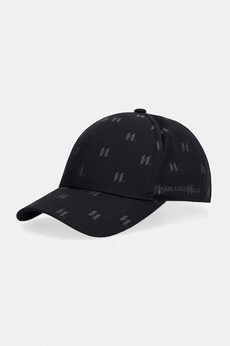 Karl Lagerfeld czapka z daszkiem męska czarna 563123.805618