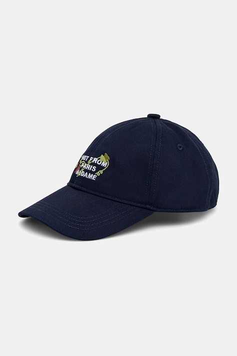 Drôle de Monsieur czapka z daszkiem męska bawełniana Vine Embroidered Slogan granatowa L-CP206-CO138