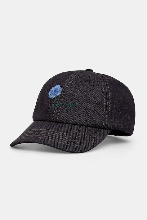 Kenzo czapka z daszkiem męska jeansowa granatowa FG68AC211F24