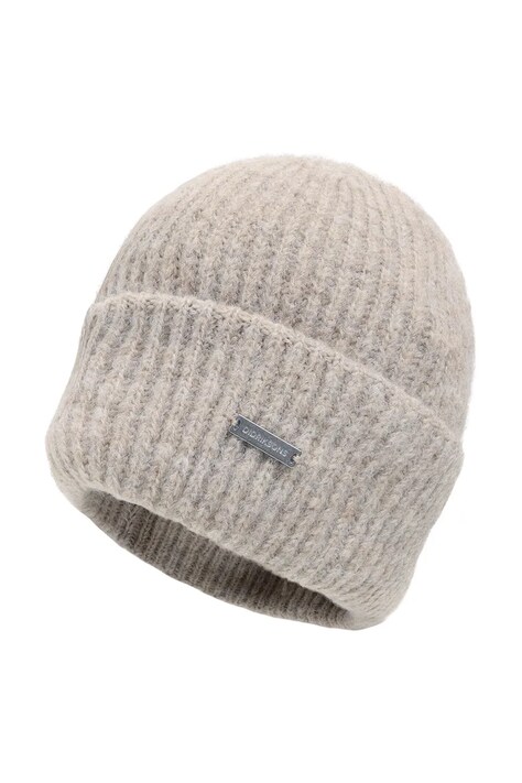 Didriksons Czapka beanie MALIN beżowa 506377