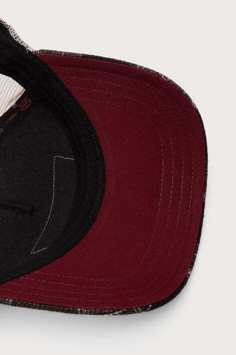 Von Dutch кепка-тракер з бавовною — AW26-CAU00Z, коричневий — фото 4