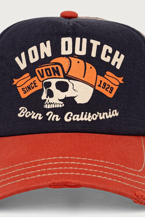 Von Dutch кепка з бавовною — AW26-CAU018, темно-синій — фото 2
