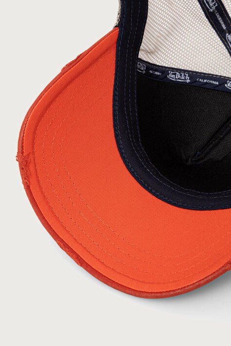 Von Dutch кепка з бавовною — AW26-CAU018, темно-синій — фото 4