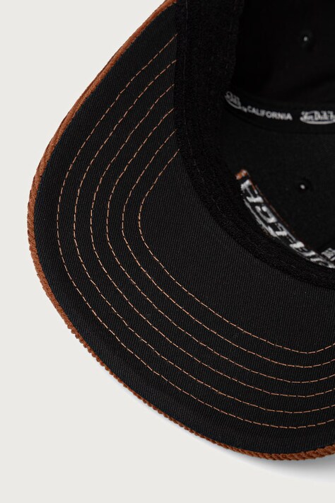 Von Dutch кепка бавовняна — AW26-CAU01G, чорний — фото 4