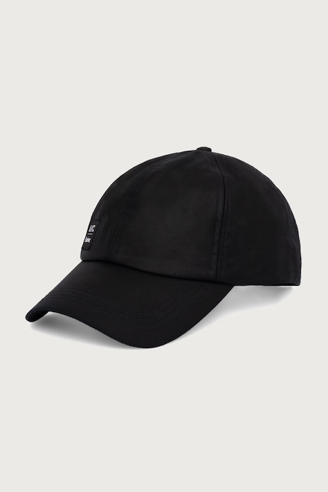 Barbour X A.P.C czapka z daszkiem bawełniana granatowa MHA0998NY91