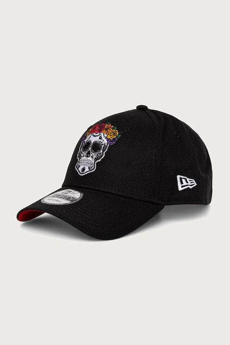 New Era Czapka z daszkiem bawełniana NE SKULL 940 BLK czarna 60976207