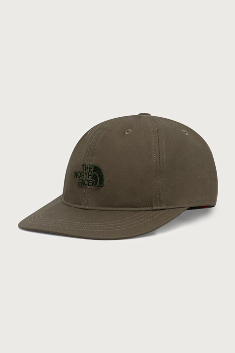 The North Face RB BM czapka z daszkiem bawełniana zielona NF0A8NUXJ4M1