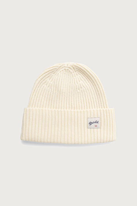 Devold Czapka beanie damska z wełny merino Archive Wool beżowa PDTC.710.900.A