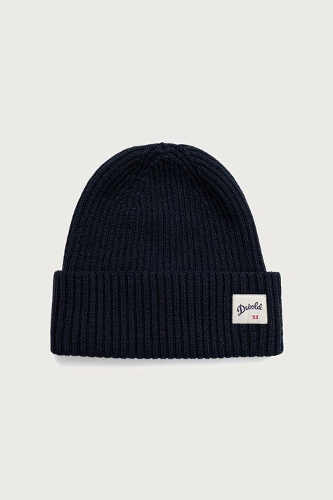 Devold Czapka beanie damska z wełny merino Archive Wool granatowa PDTC.710.900.A