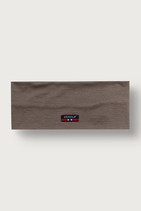 Devold Opaska na głowę z wełny merino Breeze Merino brązowa PDGO.180.951.A