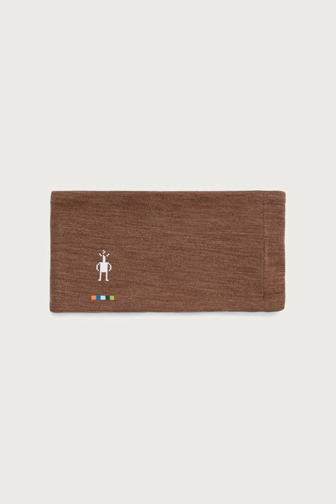 Smartwool Opaska na głowę z wełną merino brązowa SW0SC969Q971