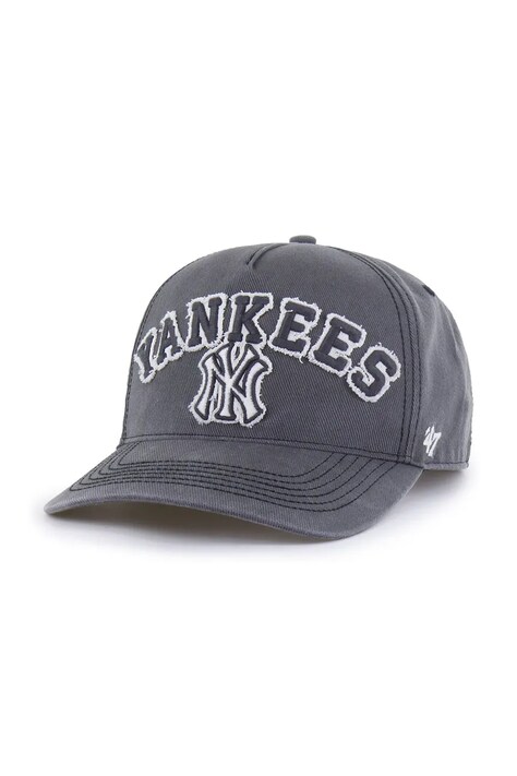 47 brand Kšiltovka bavlněná MLB New York Yankees šedá B-CLDRW17HTP-T4