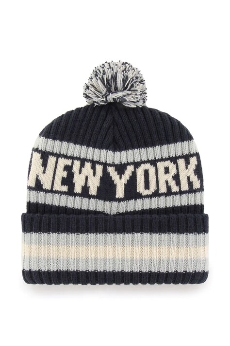 47 brand Čepice s bambulí MLB New York Yankees černá B-BERNG17ACE-NY