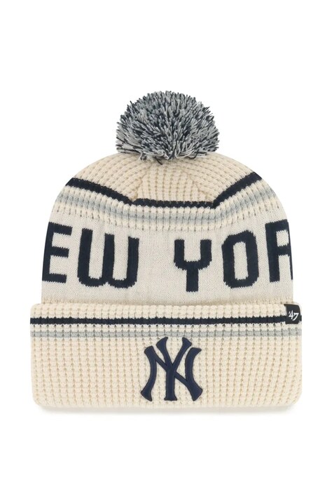 47 brand Kapa s pomponom MLB New York Yankees bež B-QATRL17ACE-NT