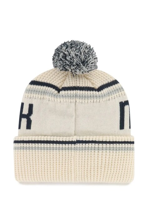 47 brand Čepice s bambulí MLB New York Yankees béžová B-QATRL17ACE-NT