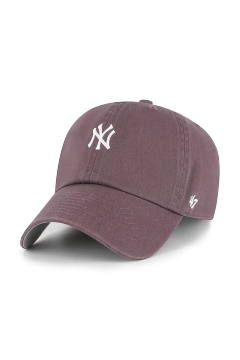 47 brand Czapka z daszkiem damska bawełniana MLB New York Yankees brązowa B-BSRNR17GWS-A01