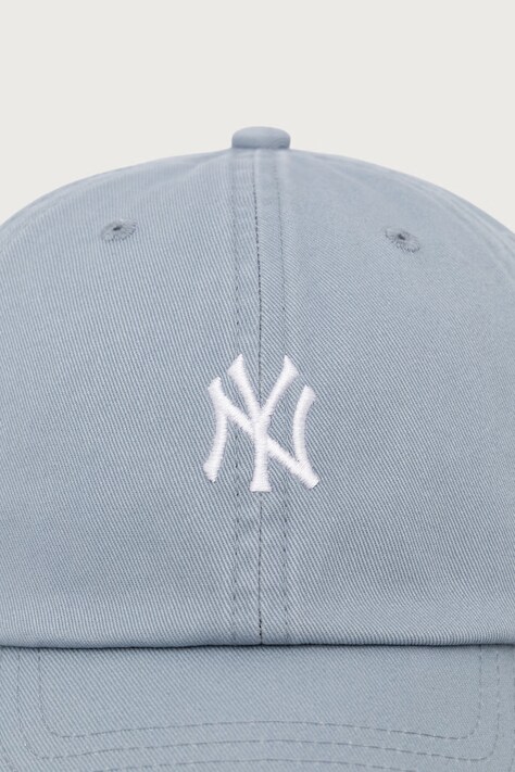 47 brand Czapka z daszkiem bawełniana MLB New York Yankees turkusowa B-BSRNR17GWS-A04