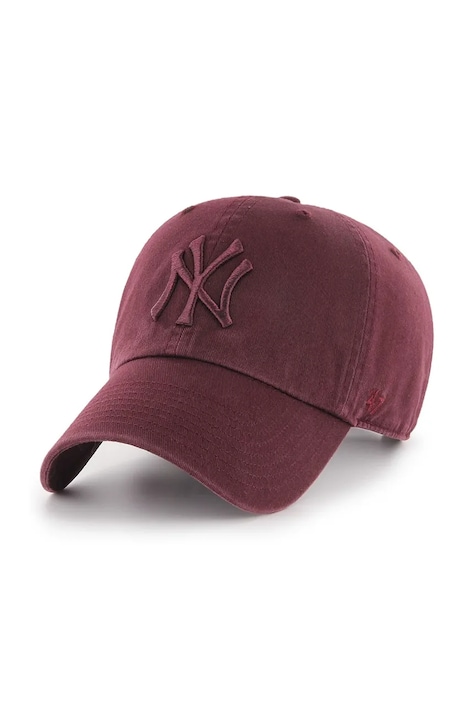 47 brand Siltes sapka pamut MLB New York Yankees burgundia B-NLRGW17GWS-KMC