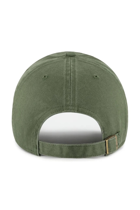 47 brand Czapka z daszkiem bawełniana MLB New York Yankees zielona B-NLRGW17GWS-MSE