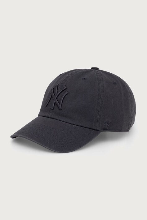 47 brand Czapka z daszkiem bawełniana MLB New York Yankees granatowa B-RGW17GWS-VND