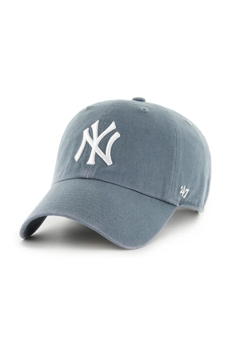47 brand Kšiltovka bavlněná MLB New York Yankees modrá B-NLRGW17GWS-S0