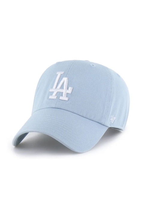 47 brand Шапка с козирка от памук MLB Los Angeles Dodgers синя B-NLRGW12GWS-A04