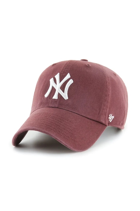 47 brand Kšiltovka bavlněná MLB New York Yankees červená B-NLRGW17GWS-N0