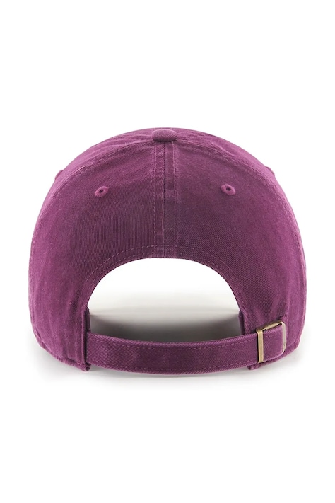 47 brand Czapka z daszkiem bawełniana MLB New York Yankees fioletowa B-NLRGW17GWS-PJ