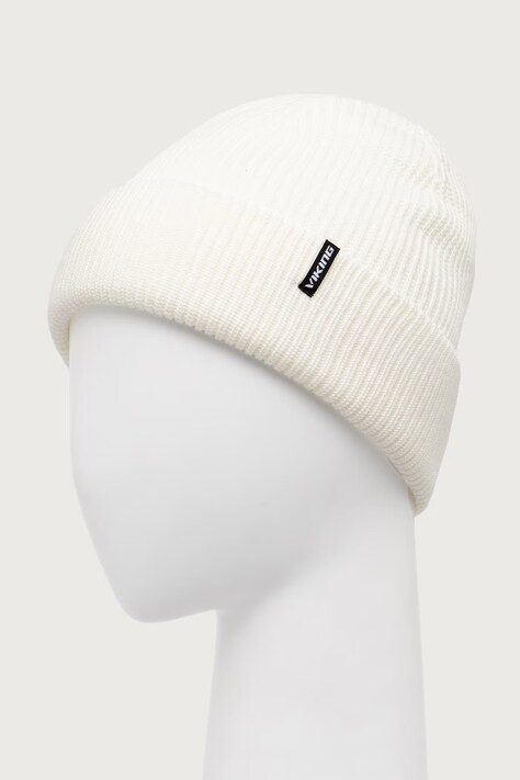 Viking Czapka beanie z dodatkiem wełny Tigna beżowa 215/26/1982