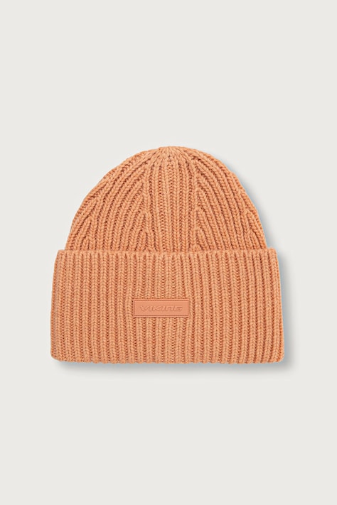 Viking Czapka beanie z wełną Froja Life Style pomarańczowa 210/27/6548