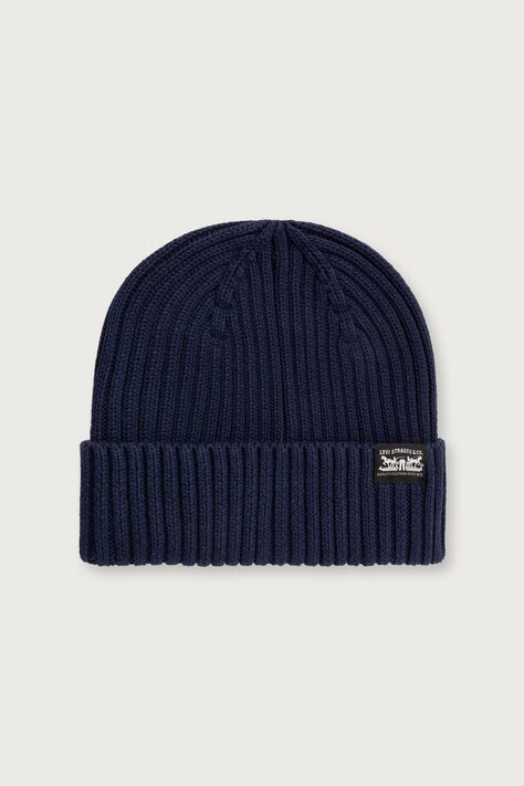Levi's Σκούφος beanie βαμβακερός SUNSET σκούρος μπλε 007Z2