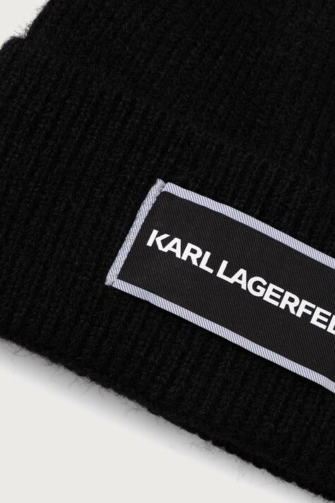 Karl Lagerfeld шапка beanie з додаванням вовни — фото 3