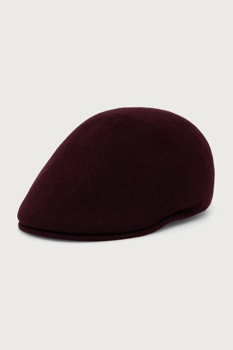 Kangol Kaszkiet z wełną SEAMLESS WOOL 507 bordowy K0875FA.VI503