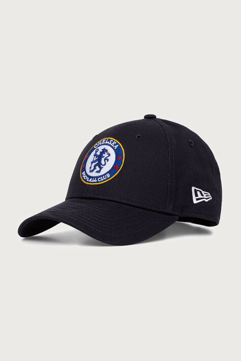 New Era czapka z daszkiem bawełniana 9FORTY® CHELSEA FC LION CREST granatowa 60684722